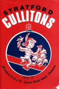 Stratford Cullitons 1976-77 game program