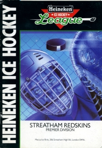 Streatham Redskins 1988-89 game program