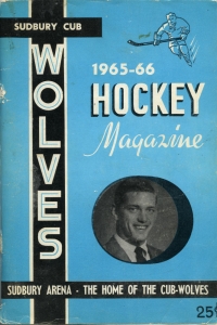Sudbury Cub-Wolves 1965-66 game program