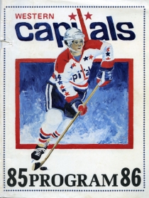 Summerside Western Capitals 1985-86 game program