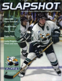 Surrey Eagles 2004-05 game program