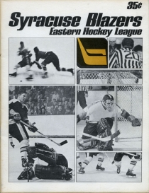 Syracuse Blazers 1968-69 game program