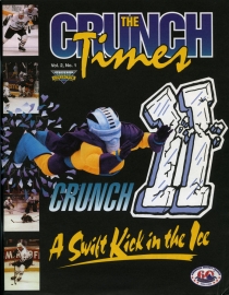 Syracuse Crunch 1995-96 game program