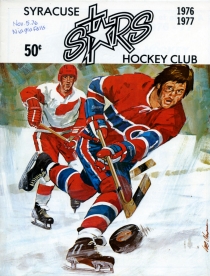 Syracuse Stars 1976-77 game program