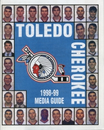 Toledo Cherokee 1998-99 game program