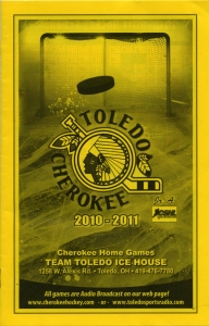 Toledo Cherokee 2010-11 game program