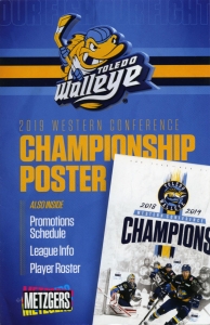 Toledo Walleye 2019-20 game program