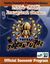 Topeka Tarantulas 2004-05 game program
