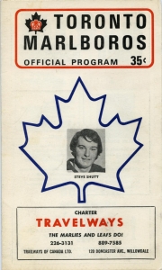Toronto Marlboros 1971-72 game program