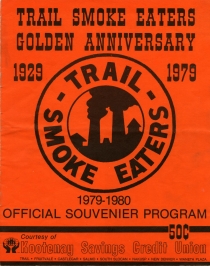 Trail Smoke Eaters 1979-80 game program