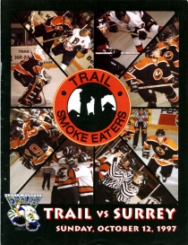 Trail Smoke Eaters 1997-98 game program
