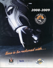 Trail Smoke Eaters 2008-09 game program