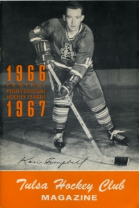 Tulsa Oilers 1966-67 game program