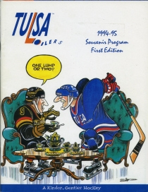 Tulsa Oilers 1994-95 game program