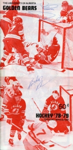 U. of Alberta 1978-79 game program