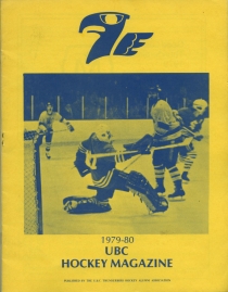 U. of British Columbia 1979-80 game program