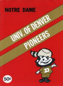 U. of Denver 1972-73 game program