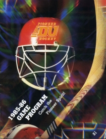 U. of Denver 1985-86 game program