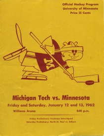 U. of Minnesota 1961-62 game program