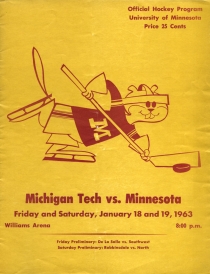 U. of Minnesota 1962-63 game program