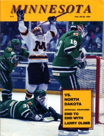 U. of Minnesota 1990-91 game program