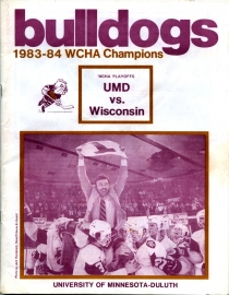 U. of Minnesota-Duluth 1983-84 game program