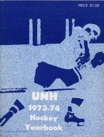 U. of New Hampshire 1973-74 game program