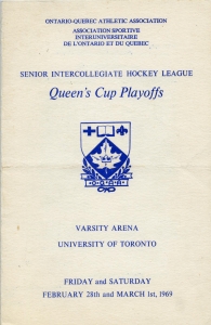 U. of Toronto 1968-69 game program