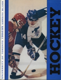 U. of Toronto 1994-95 game program