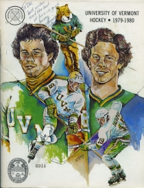 U. of Vermont 1979-80 game program