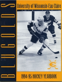 U. of Wisconsin Eau Claire 1994-95 game program