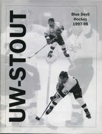 U. of Wisconsin Stout 1997-98 game program