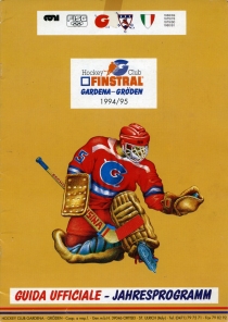Val Gardena HC 1994-95 game program