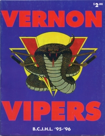Vernon Vipers 1995-96 game program