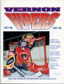 Vernon Vipers 1997-98 game program