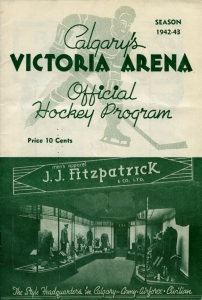 Victoria Army 1942-43 game program
