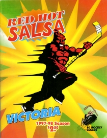 Victoria Salsa 1997-98 game program