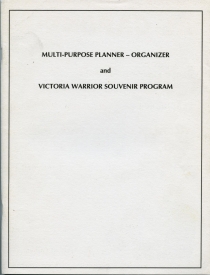 Victoria Warriors 1992-93 game program