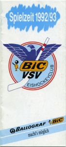 Villach VSV 1992-93 game program