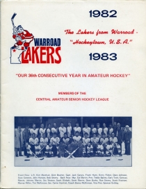 Warroad Lakers 1982-83 game program