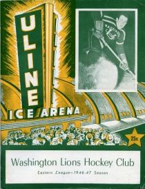 Washington Lions 1946-47 game program