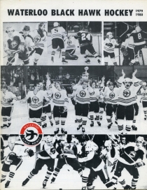 Waterloo Black Hawks 1979-80 game program