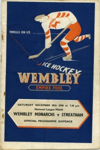 Wembley Monarchs 1946-47 game program