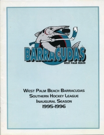 West Palm Beach Barracudas 1995-96 game program