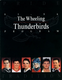 Wheeling Thunderbirds 1995-96 game program