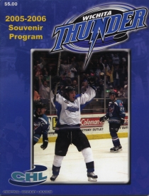 Wichita Thunder 2005-06 game program