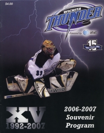 Wichita Thunder 2006-07 game program