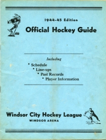 Windsor Gotfredsons 1944-45 game program