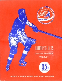 Winnipeg Jets 1970-71 game program