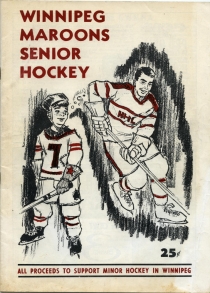 Winnipeg Maroons 1963-64 game program